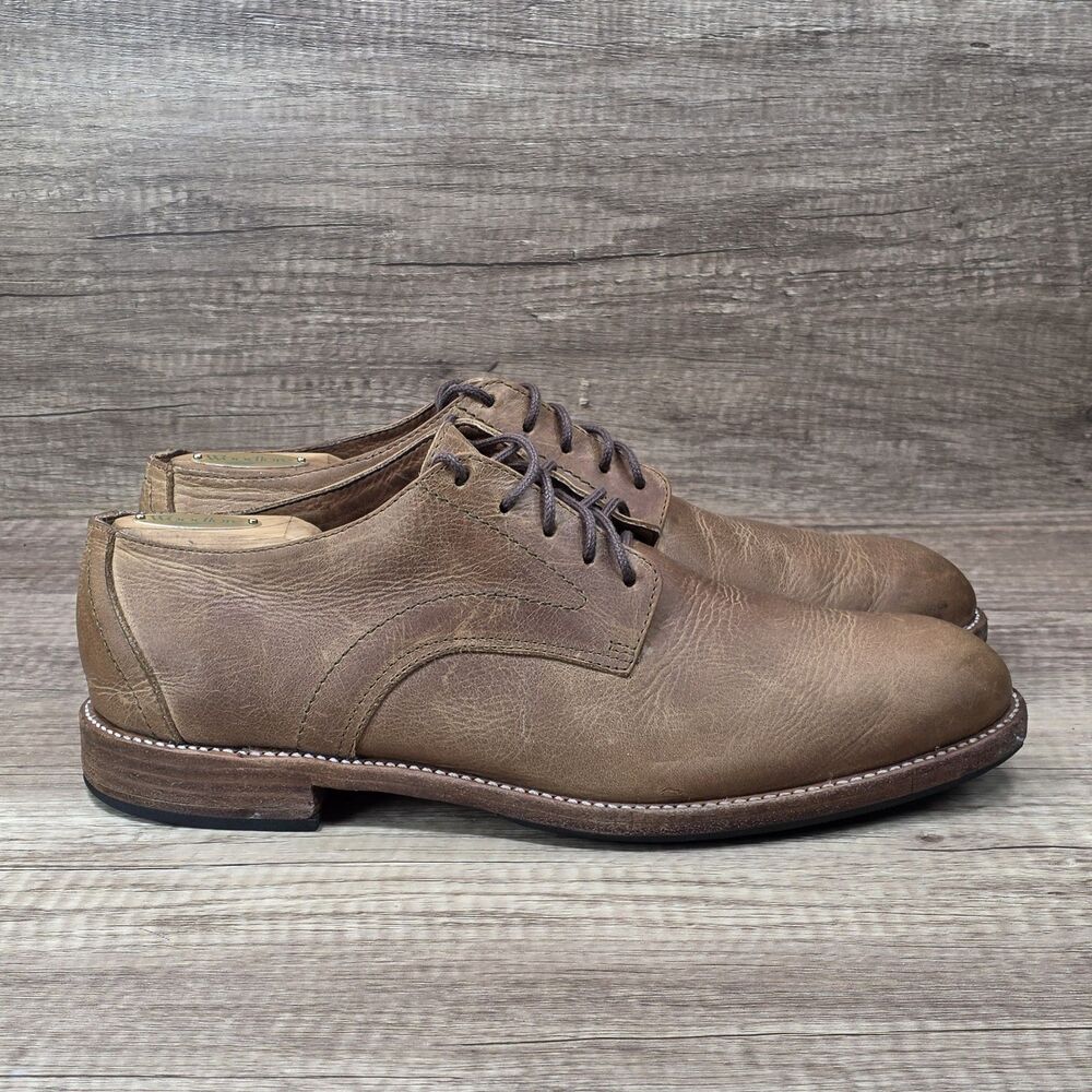 Adelante Shoe Co Romero Men's Size 10.5 EEE Brown Leather Derby Handmade Shoes